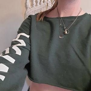 Cropped sweater top sweatshirt H&M